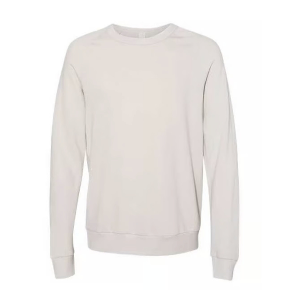 Alternative apparel white crew neck fleece sweater unisex size XL NEW